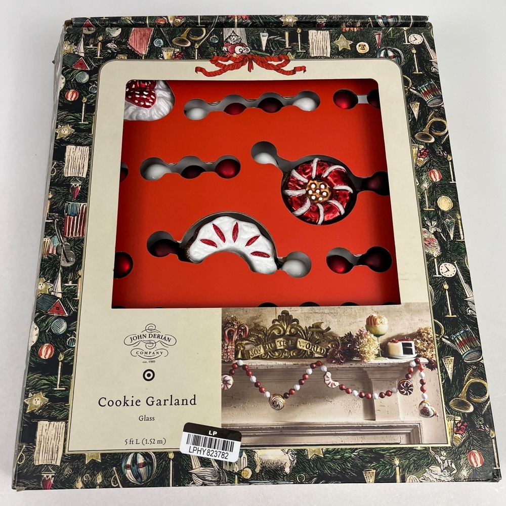 John Derian X Target 2025 60" Glass Cookie Garland